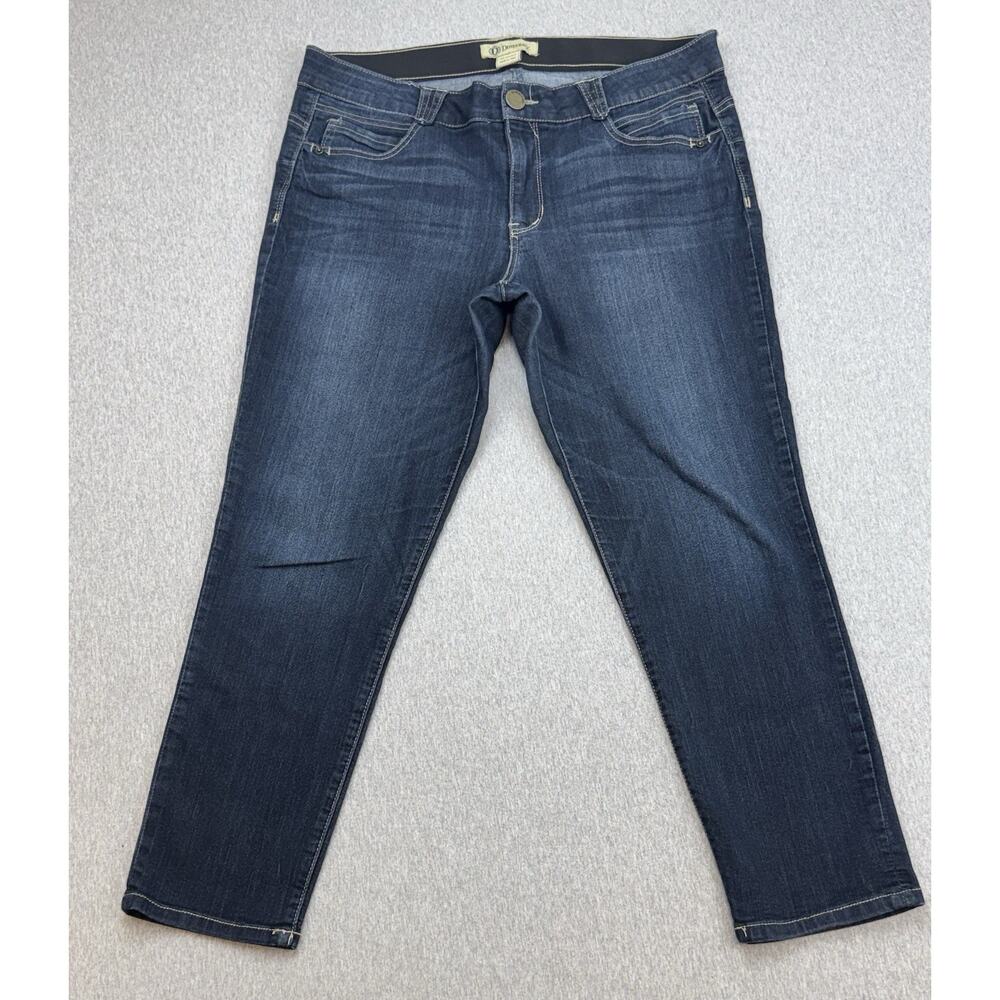 Democracy Jeans Womens 16 Cotton‎ Blend Stretch Ab Solution Ankle Skimmer Skinny